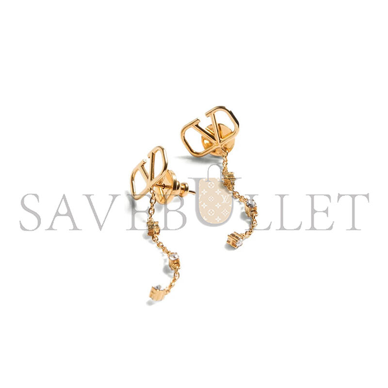 Va1e*ntin0 GARAVANI MINI VLOGO SIGNATURE EARRINGS